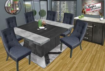 Muebles Troncoso Antecomedor avanti cuadrad - sillas esparta percia koala oferta