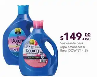 La Comer Suavizante de telas downy 4.8lt oferta