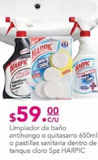 La Comer Limpiador de baño harpic oferta