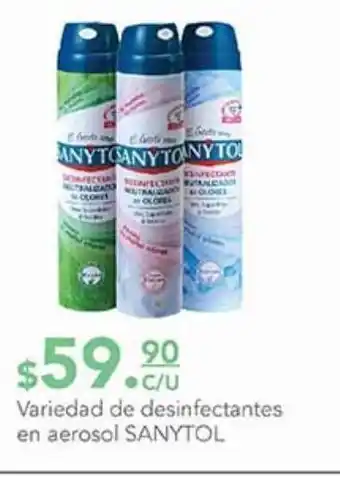 La Comer Desinfectante sanytol oferta