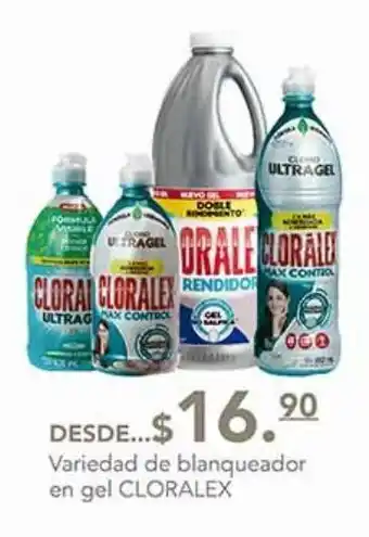 La Comer Blanqueador gel cloralex oferta