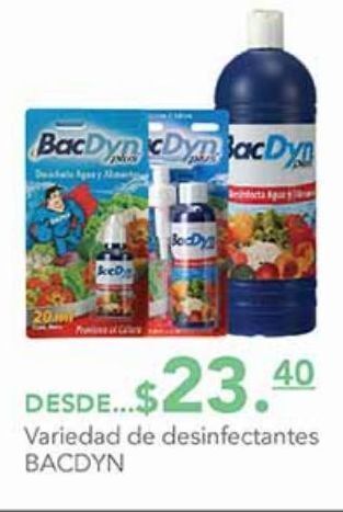 La Comer Desinfectantes bacdyn oferta