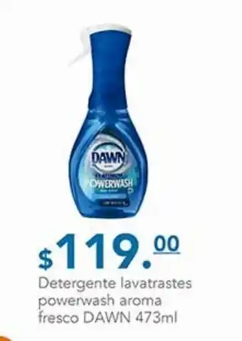 La Comer Detergente lavatrastes dawn 473ml oferta