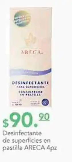 Desinfectante areca 4pz