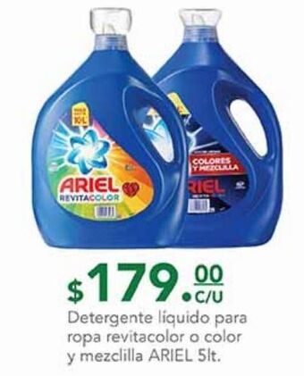 Detergente líquido ariel 5lt