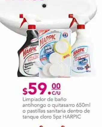 Limpiador de baño harpic 5pz