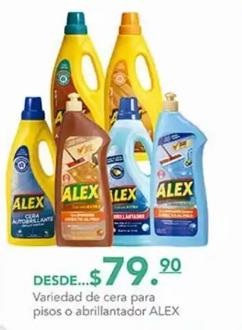 Cera para pisos alex