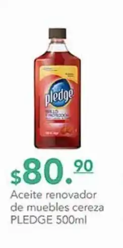 La Comer Aceite renovador muebles pledge 500ml oferta