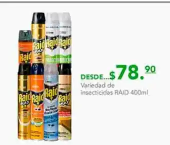 Insecticidas raid 400ml