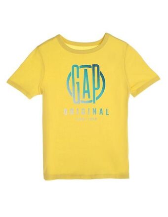 GAP Playera estampado logo manga corta para niño oferta