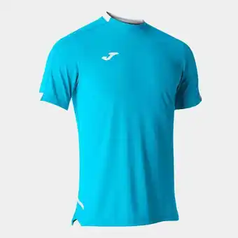 Joma Camiseta manga corta hombre smash turquesa flúor oferta