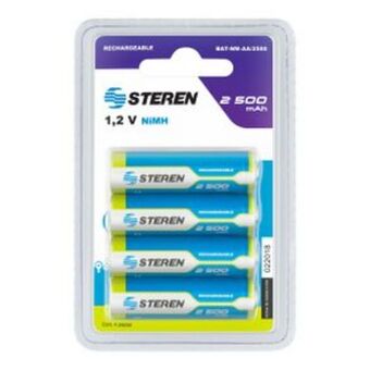 El Bodegón Pilas recargables steren electrónica recargables de alta capacidad "aa" nimh 2500 mah bat-nm-aa/2500 oferta