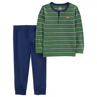La Marina Conjunto casual para niño carters 2 piezas verde 2n953410 oferta