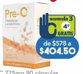 Farmacia San Pablo Pre-o cap 500mg caj c/60pzs oferta
