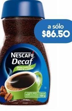 Nescafe decaf descafeinado c/120gr