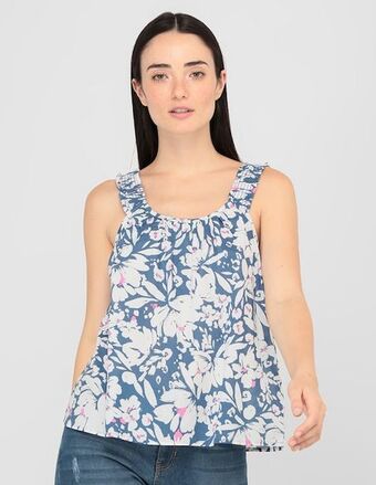 Blusa gap sin manga para mujer