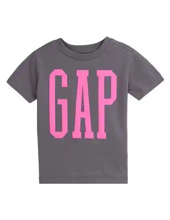 GAP Playera estampado logo manga corta para bebé niño oferta