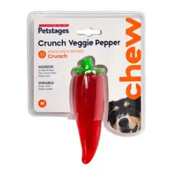 Petco Petstages juguete crunch veggie pepper para perro, unitalla oferta