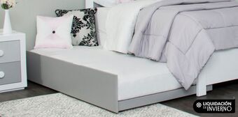 Casa de las Lomas Cama baja para cuna paris blanco oferta