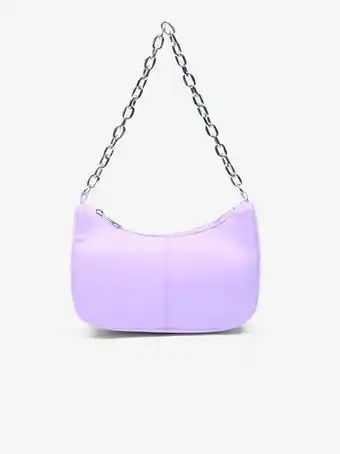Bolsa pu lila con cadena