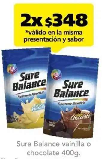 Farmacia San Pablo Sure Balance Vainilla o Chocolate 400g oferta