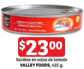Sardina en Salsa de Tomate Valley Foods 425g