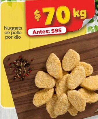 Bodega Aurrerá Nuggets de Pollo por Kilo oferta