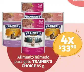 Soriana Híper Alimento Húmedo para Gato Trainer's Choice 85g oferta