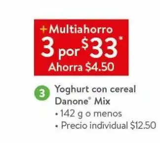 Yogurt con cereal danone mix 142g