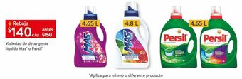 Detergente líquido mas o persil