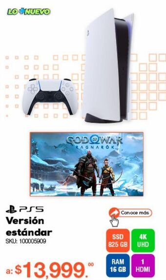 RadioShack Consola playstation 5 / 825 gb ssd / blanco oferta