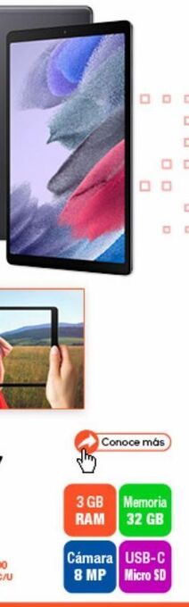 RadioShack Tablet samsung galaxy tab a7 lite / negro / 8.7 pulgadas oferta
