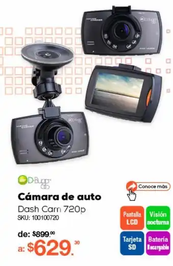 RadioShack Cámara de auto dbugg dash g30 / negro oferta
