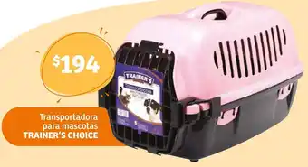 Soriana Híper Transportadora para Mascotas Trainer's Choice oferta