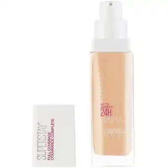 Base de maquillaje maybelline superstay full coverage 24h 30ml 120 classic ivory