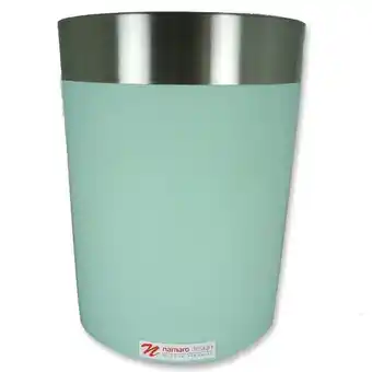 Bote de basura de plástico namaro design® color verde menta