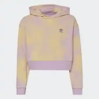 Sudadera con gorro corta estampada