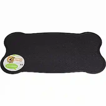 Bowlmates mantel para perro negro, mediano