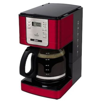 Sears Cafetera roja 12 tazas programable bvstdc4401rd013 oster oferta