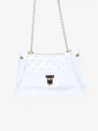 Bolsa transparente perlas