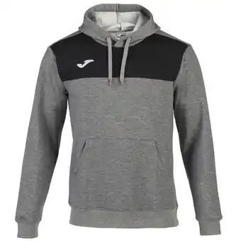 Joma Sudadera con capucha hombre winner gris melange negro oferta