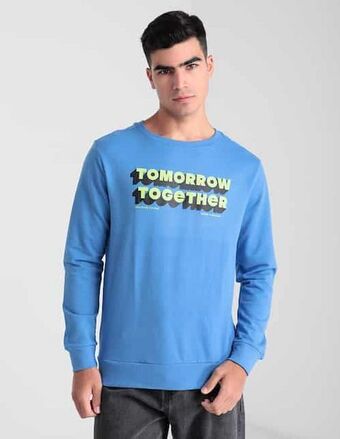 Suburbia Sudadera non stop estampado gráfico para hombre oferta