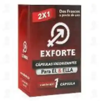 Farmacias Guadalajara Exforte exforte 1gr 2 cápsulas oferta