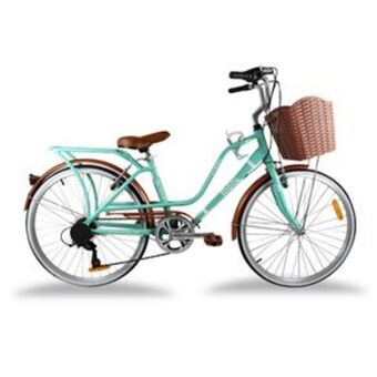 El Bodegón Bicicleta monk urbana rodada 24 7 velocidades aqua loving oferta