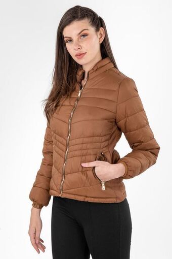 Santory Chamarra capitonada con bolsas oferta