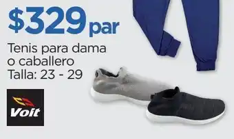 Chedraui Voit tenis para dama o caballero talla: 23 - 29 oferta