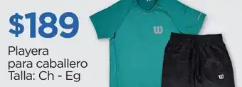 Chedraui Wilson playera para caballero talla: ch - eg oferta