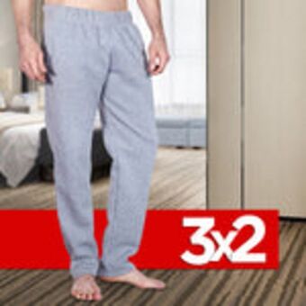 Waldos Pants de felpa para caballero color gris claro ¡3x2! oferta