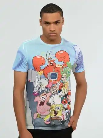Cuidado con el Perro Playera estampado bob esponja oferta