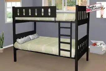 Muebles Troncoso Litera cherokee choco individual oferta